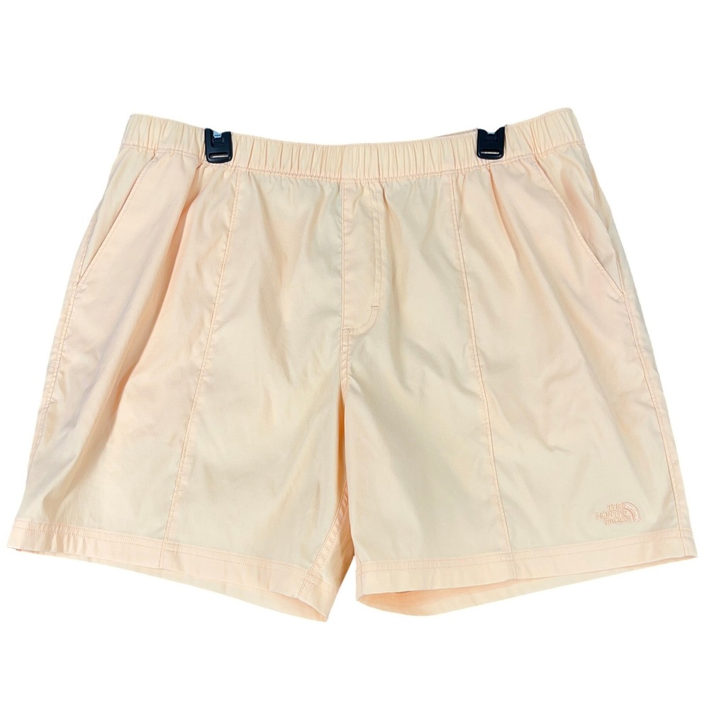 The North Face Lightweight Shorts Men XL Elastic Waist Zip Pocket Hiking Outdoor